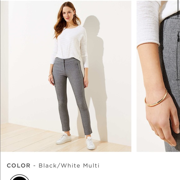 LOFT Pants - LOFT Speckled Skinny pants